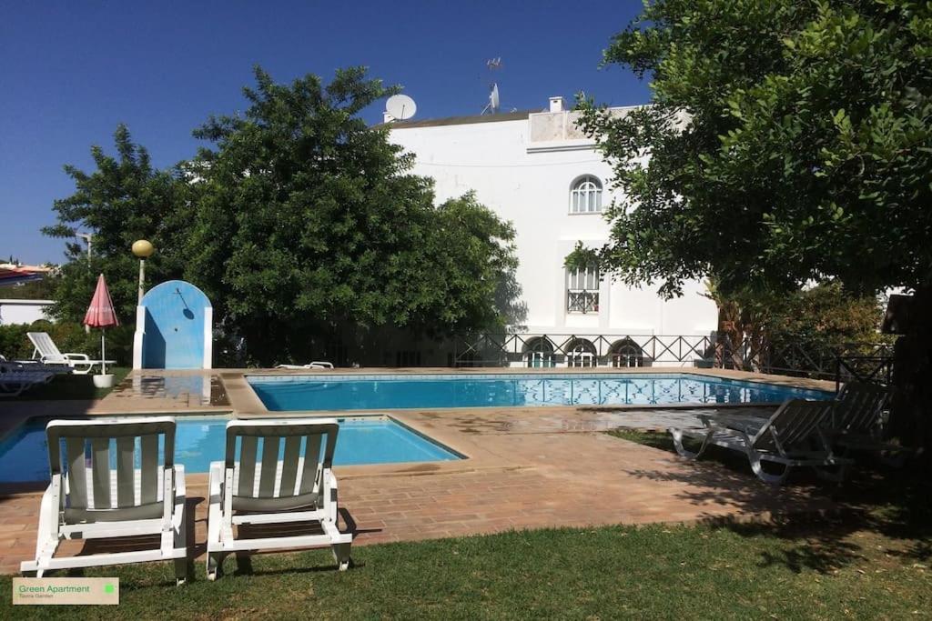 Green Apartment In Tavira Garden Exterior photo